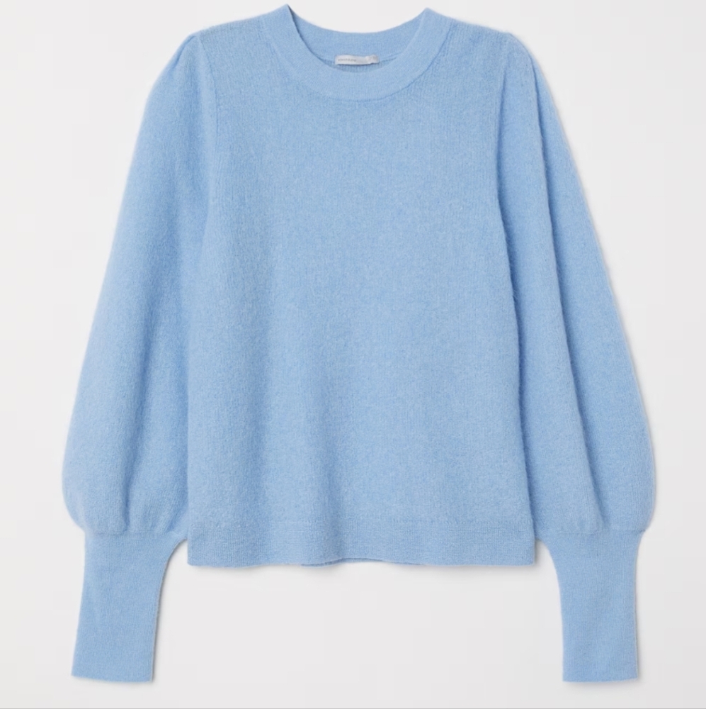 💙 Powder Blue Premium H&M Mohair Sweater